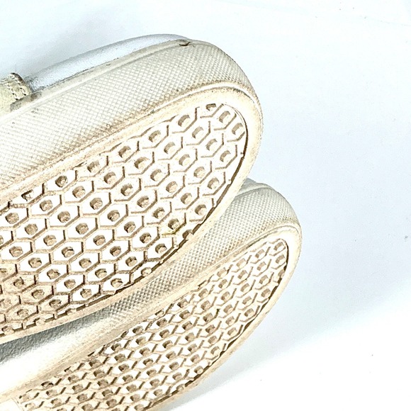 Nina Size 13 Kids Yuti Star High Top Sneakers Silver Black Glitter Lace Up Zip - Picture 15 of 16